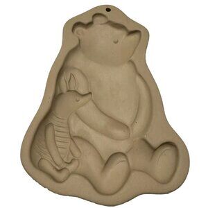 VTG Brown Bag Cookie Art Press Hill Design Mold Winnie The Pooh Piglet Disney